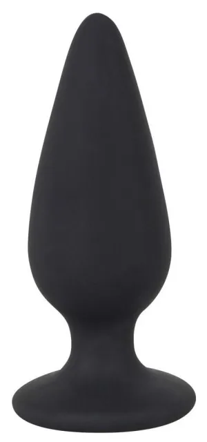Анальна пробка Orion Black Velvets Heavy Plug Medium, 8,9 см (черный)