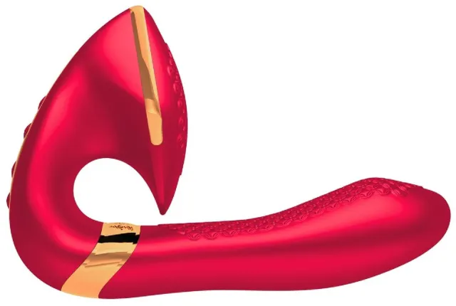 Shunga Soyo - Wibrator, Crimson, 17 cm