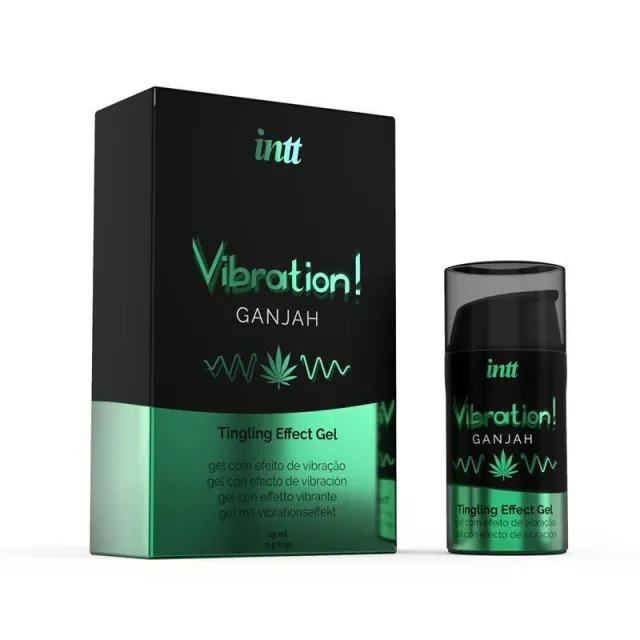 Жидкий вибратор с ароматом конопли Intt Vibration, 15 мл