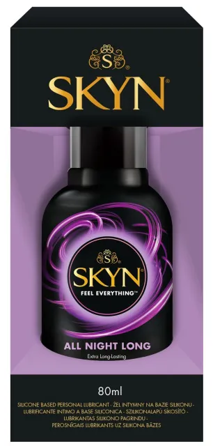 SKYN All Night Long - Lubrykant na bazie silikonu, Bezzapachowy, 80 ml