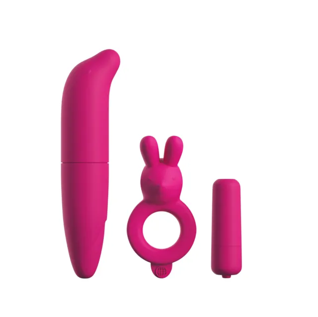 Набор секс-игрушек Classix Couples Vibrating Starter Kit, 3 шт (розовый)