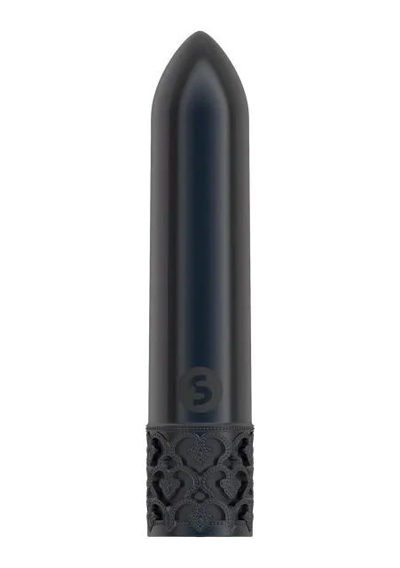 Міні-вібратор Royal Gems Glitz, 8.8 см (чорний)