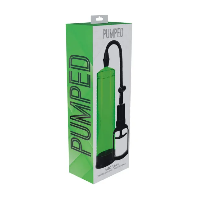 Помпа для пениса Pumped Basic Pump 2, 31 см (зеленый)