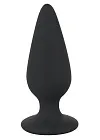 Black Velvets Heavy Plug Small - Korek analny, Czarny, 7, 8 cm