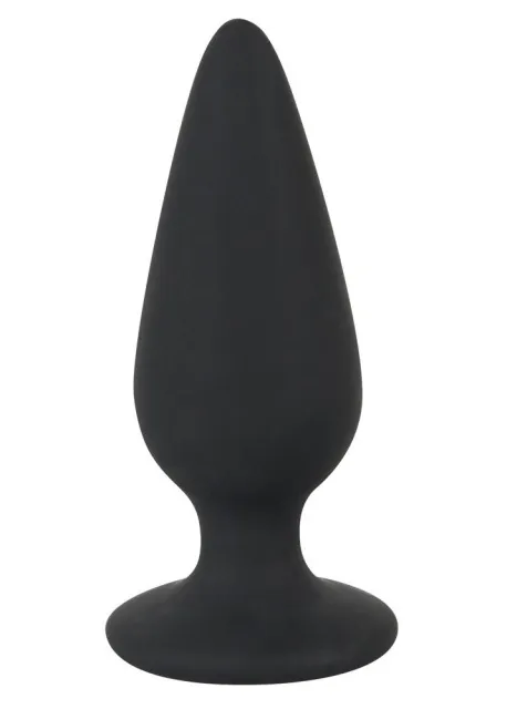 Анальная пробка Orion Black Velvets Heavy Plug Small, 7.8 см (черный)