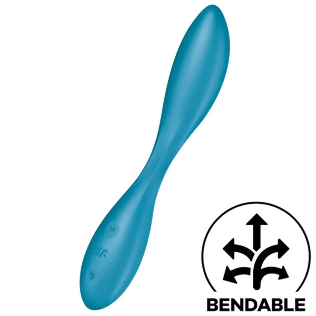 Вибратор Satisfyer G-Spot Flex 1, 19.5 см (голубой)