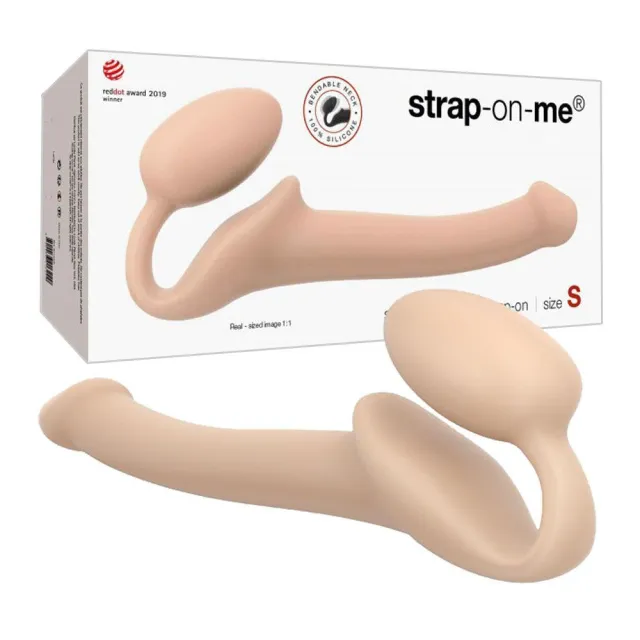 Безремневий страпон Strap-On-Me S, 15,5 см (тілесний)