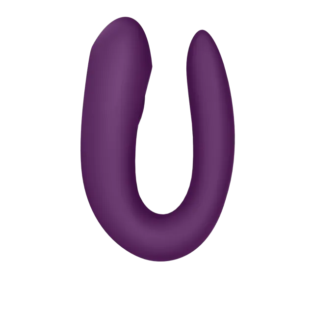 Вібратор для пари Satisfyer Double Joy Partner, 9,1 см (фіолетовий)