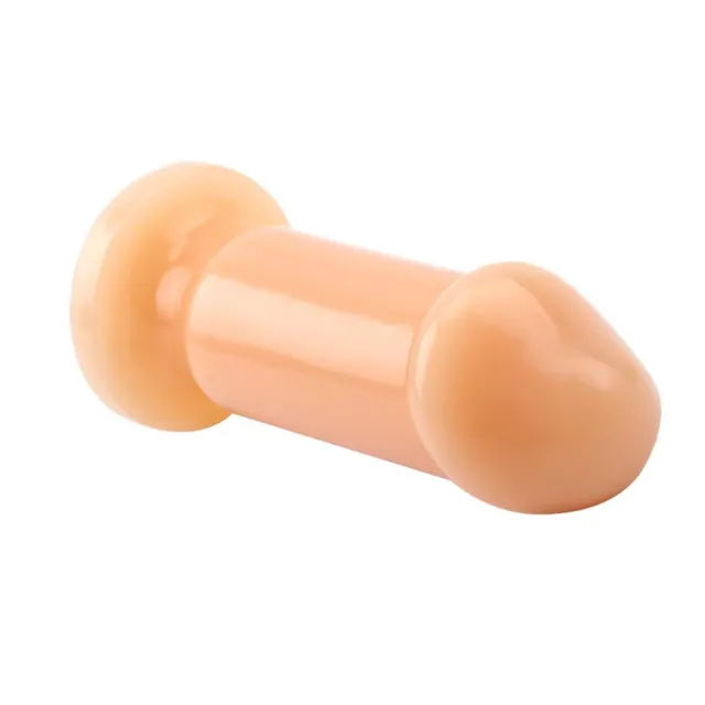 Анальная пробка Prof.Jason C Small Slim Dildo, 9 см (телесный)