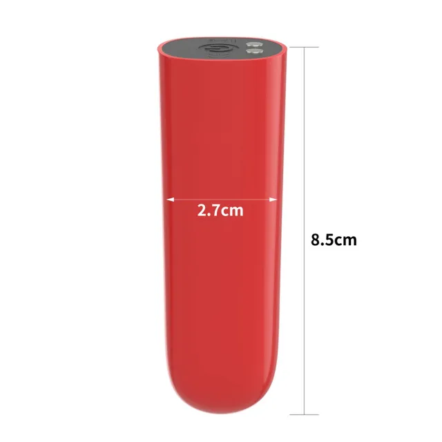 Вибратор Lovetoy Ijoy Rechargeable Bullet Scream, 8.4 см (красный)