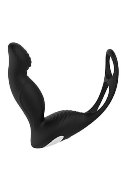 Dream Toys P-Pleaser W Erection Enhance - Stymulator prostaty, Czarny, 13 cm