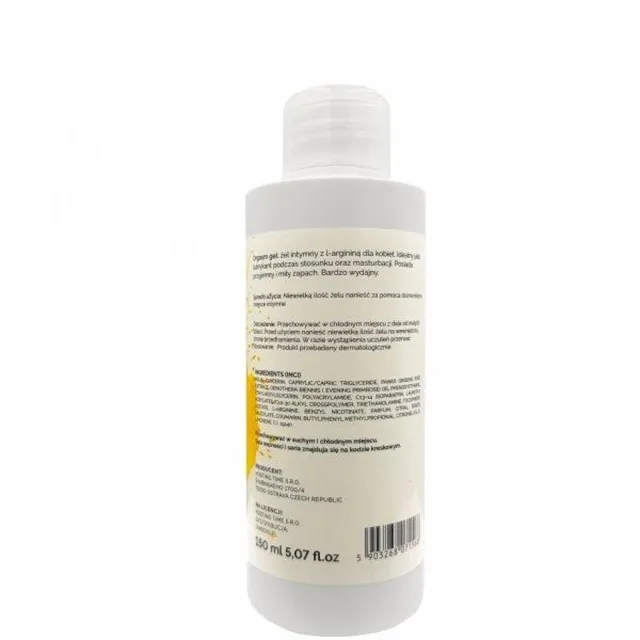 LoveStim Pop Orgasm Gel - Żel, Bezzapachowy, 150 ml