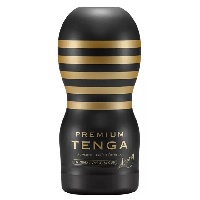 Tenga Premium Original Vacuum Cup Strong - Masturbator, Czarny, 15, 5 cm