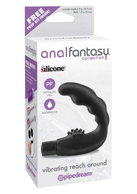 Стимулятор простаты Pipedream Anal Fantasy Collection Vibrating Reach Around, 10.7 см (черный)
