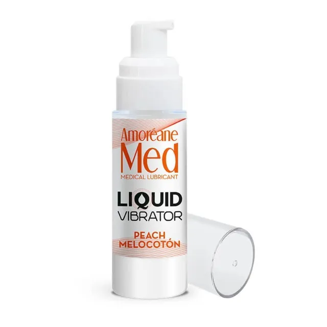 Amoreane Liquid Vibrator - Płynny wibrator, Brzoskwinia, 30 ml