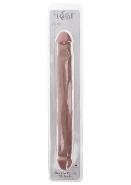 Двухсторонний фаллоимитатор Get Real Double Dong 18 Inch, 45 см (телесный)