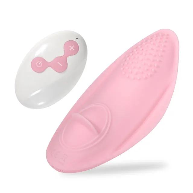 Вібратор для клітора Boss Series Strap On Vibrator 01 (світло-рожевий)