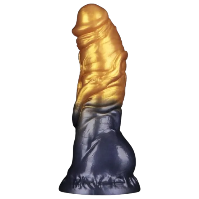 Фаллоимитатор Lovetoy Dual Density 7.5’’, 19 см (золотой)