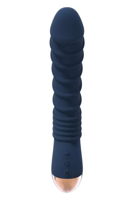 Вібратор Goddess Collection Aeolus, 21 см (синій)