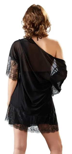 Комплект Cottelli Lingerie Chemise Set, L (черный)