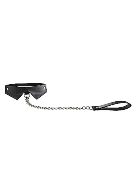 Ошейник с поводком Ouch! Exclusive Collar & Leash (черный)