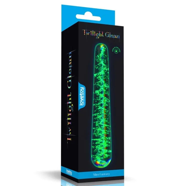 Фаллоимитатор Twilight Gleam Slim Fantasy, 16.3 см (прозрачный)