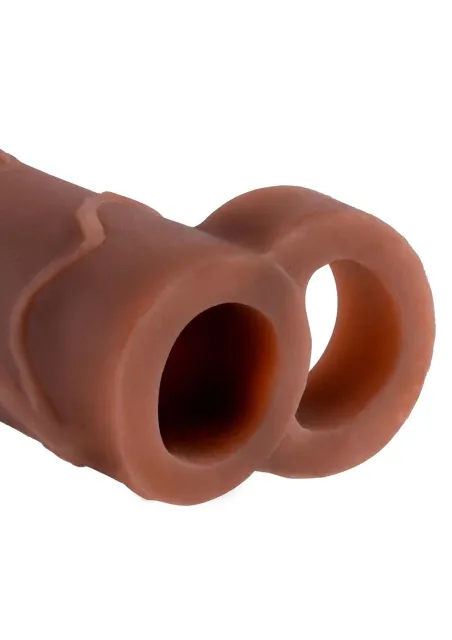 Насадка на пеніс Pipedream Perfect 2" Extension with Ball Strap, 19,1 см (коричневий)
