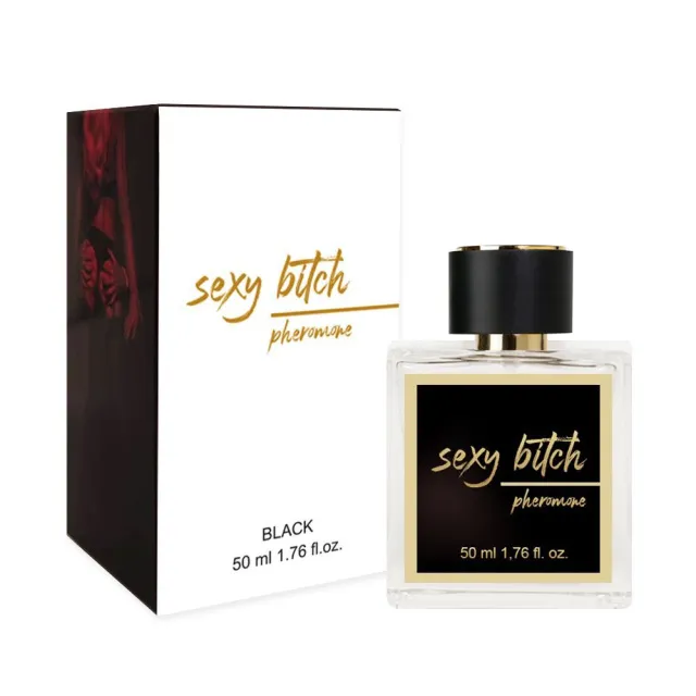 Aurora Sexy Bitch Pheromone Black - Perfumy z feromonami unisex, 50 ml