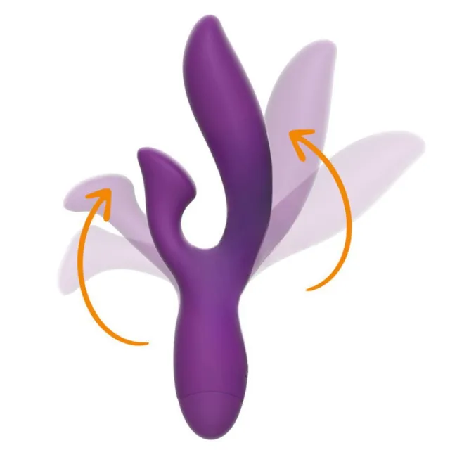 Вібратор-кролик Rewolution Rewofun Rabbit, 19.5 см (фіолетовий)