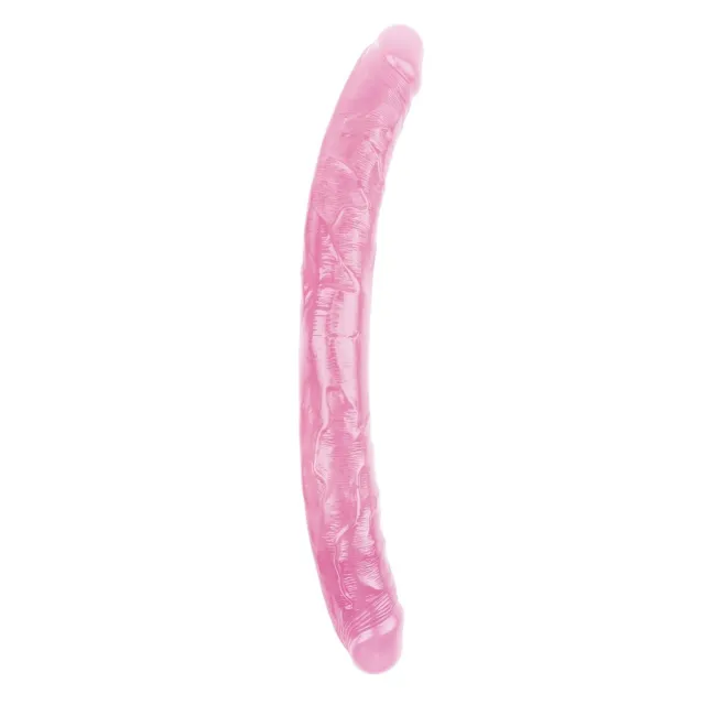 Двухсторонний фаллоимитатор Hi-Rubber Born To Create Pleasure 18 Inch, 46 см (розовый)