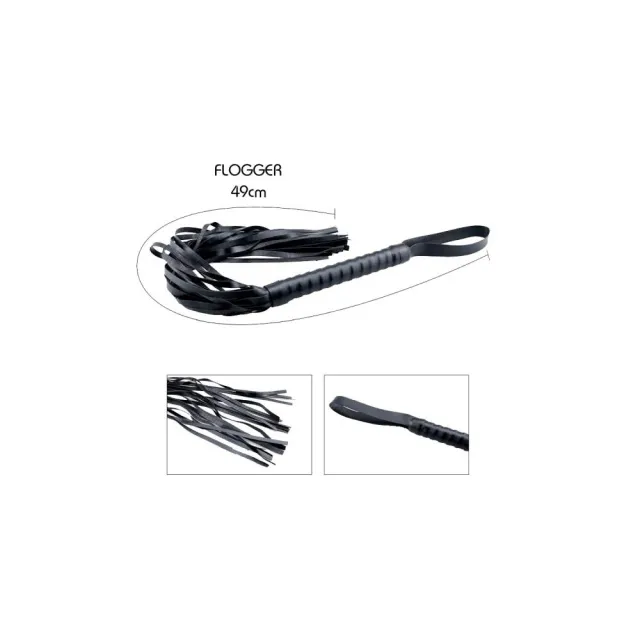 BDSM набор Alive Secret Desires Black BDSM Kit, 8 предметов (черный)