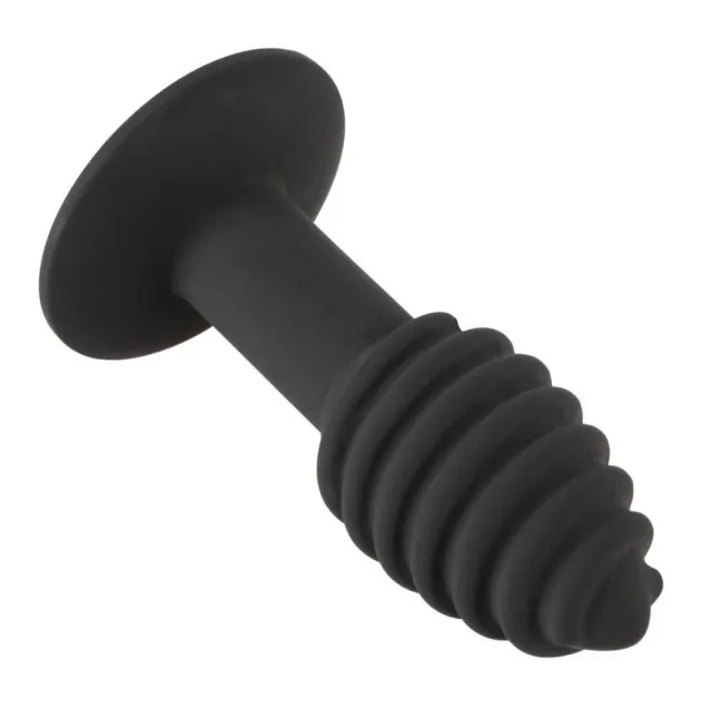 Анальная пробка с вибрацией Orion Black Velvets Twist plug, 10,7 см (черный)
