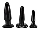 Набір анальних пробок Orion Liquorice Dip Plugs, 3 шт (чорний)