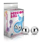 Вагинальные шарики LoveToy Passion Dual Balls, 2 см (сепебристый)