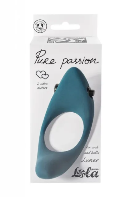 Lola Games Moon Cock Ring - Pierścień erekcyjny, Zielony, 13 cm