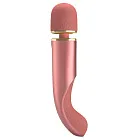Вибромассажер Pretty Love Interesting Massager, 29 см (персиковый)