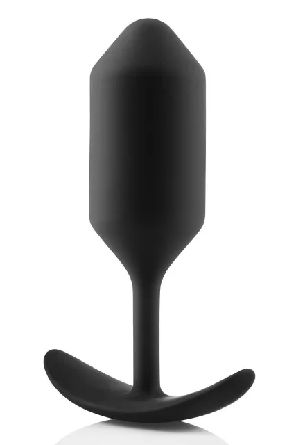 Анальная пробка B-Vibe Snug Plug 3, 12.7 см (черный)