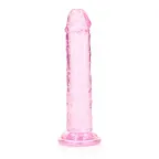 Фалоімітатор RealRock Straight Realistic 6'', 15.5 см (рожевий)