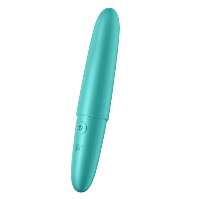 Satisfyer Ultra Power Bullet 6 - Wibrator łechtaczkowy, Turkus, 12.8 cm