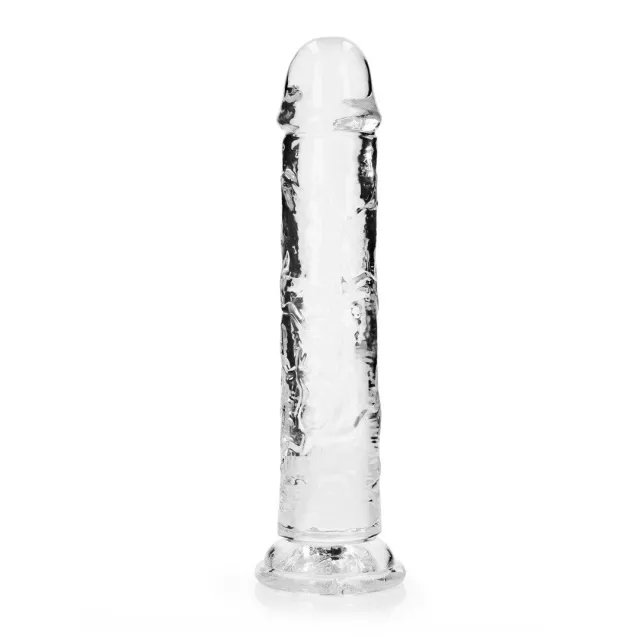 Фаллоимитатор RealRock Crystal Clear 9'', 25 см (прозрачный)
