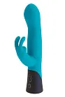 Liebe Pleasure Toys Rabbit Rechargeable - Wibrator królik, Niebieski, 21, 5 cm