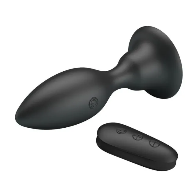 Анальная пробка MR Play Vibrating Anal Plug, 10.8 см (черный)