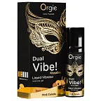 Orgie Dual Vibe! Pina Colada Kissable - Płynny wibrator, Pina colada, 15 ml