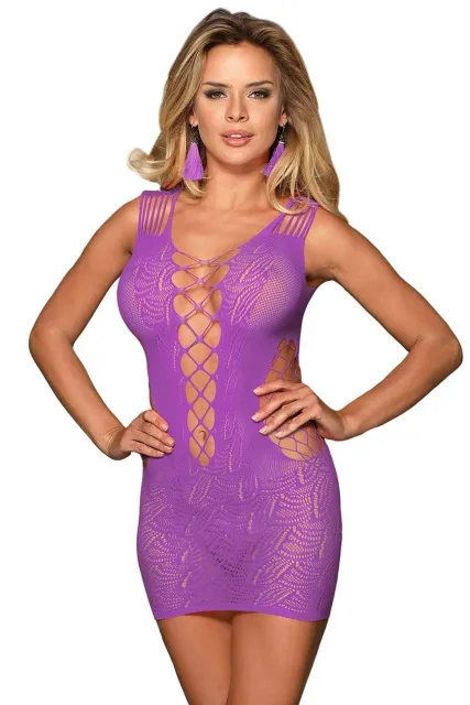 Мини-платье Paris Hollywood H3161, One Size (фиолетовый)
