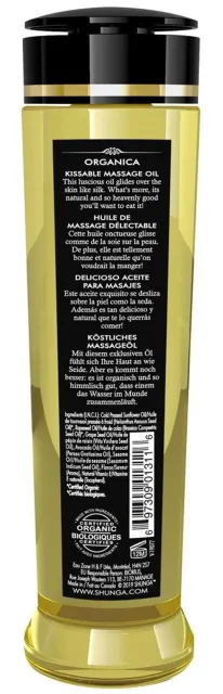 Массажное масло Shunga Organica Exotic зеленый чай, 240 мл