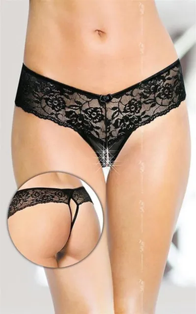 Трусики-стринги Softline Thongs 2440, S/M (черный)