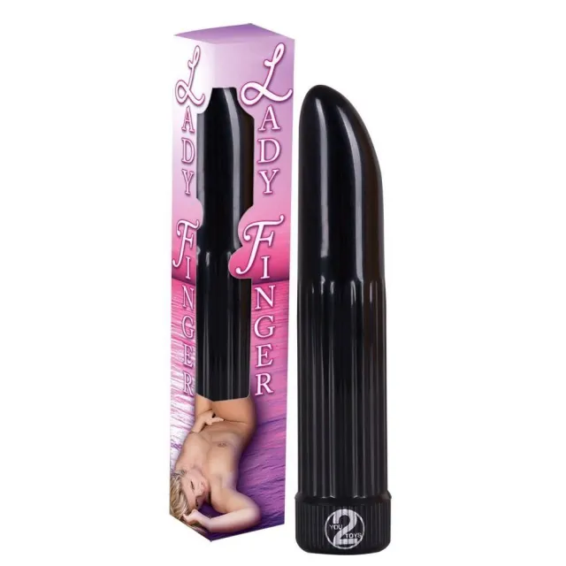 You2Toys Ladyfinger - Wibrator, Czarny, 13 cm