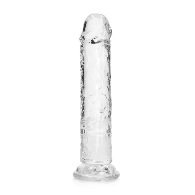 Фаллоимитатор RealRock Crystal Clear Realistic Dildo 7'', 20 см (прозрачный)