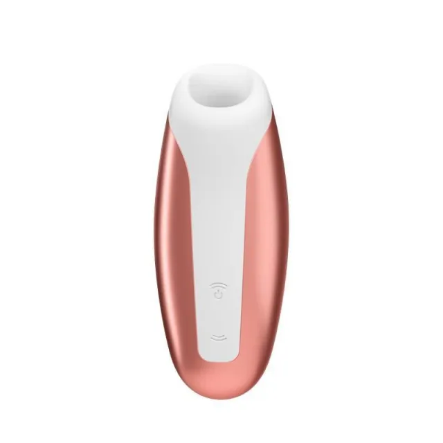 Вакуумний стимулятор клітора з вібрацією Satisfyer Love Breeze (помаранчевий)