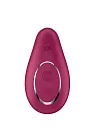 Вібратор Satisfyer Dipping Delight, 9 см (бордовий)